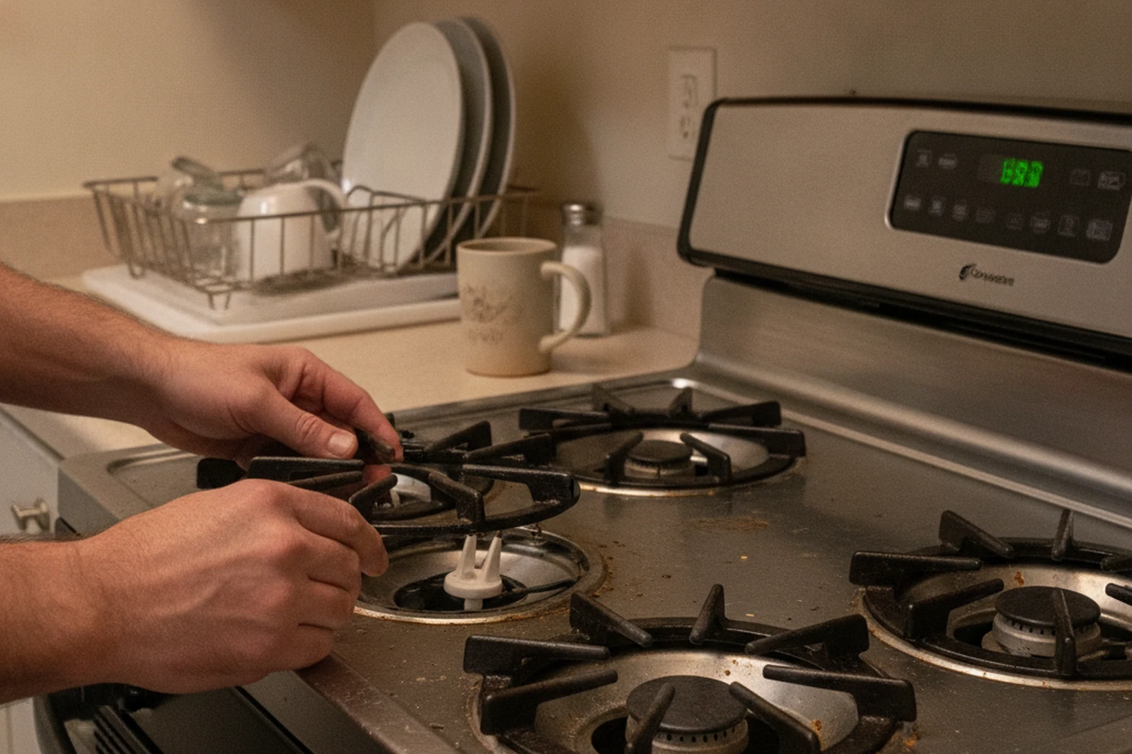 Oven gas range igniter repair Bartlesville Oklahoma Washington County residential kitchen Mike same-visit repair