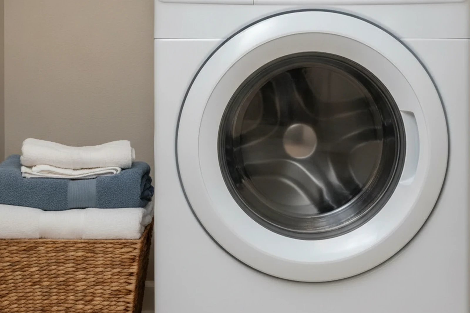 Repaired washing machine running Bartlesville Oklahoma Washington County laundry room successful repair Mike